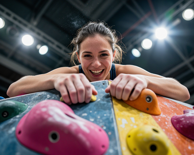 Victory in Sport Climbing