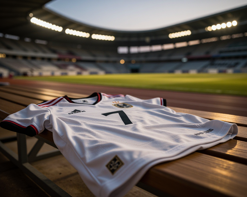 Symbolic Football Stadium at Twilight