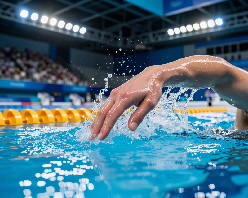 swimming victory
