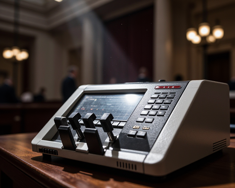 Symbolic Voting Machine in Political Tension