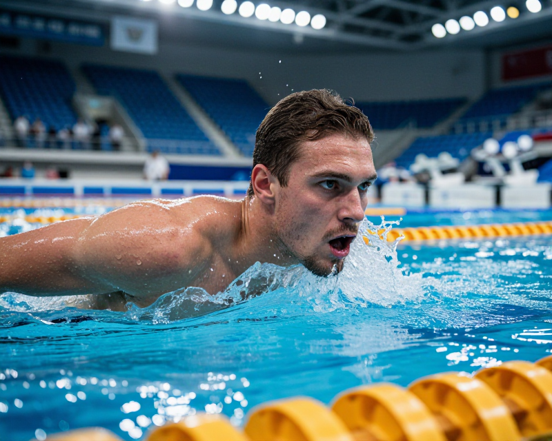 Cinematic Swimming Victory