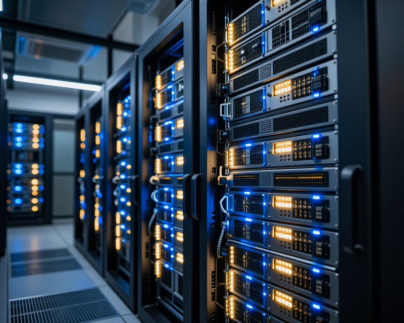 Futuristic AI Data Center