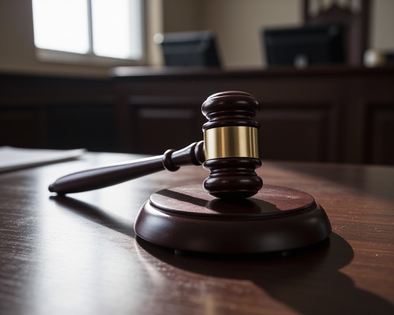 Symbolic Courtroom Gavel
