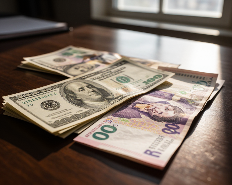 Dollar and Won Exchange Rate