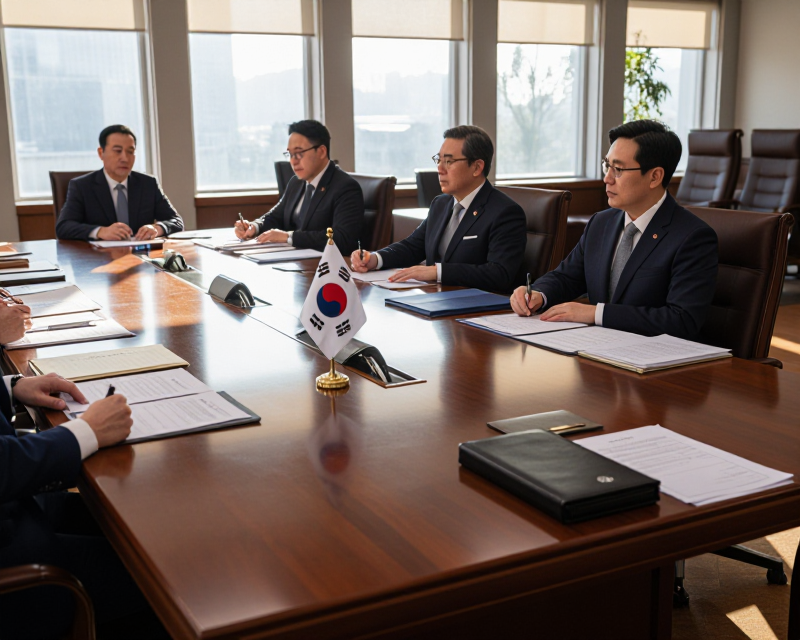 Korean Government Meeting Room