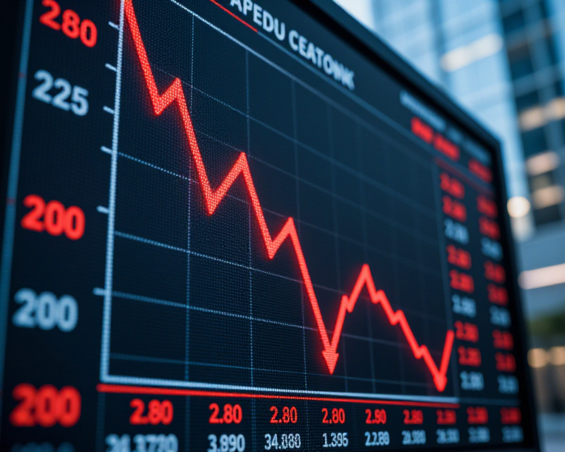 Stock Market Decline Visual