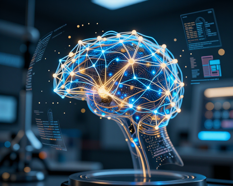 Futuristic AI Concept