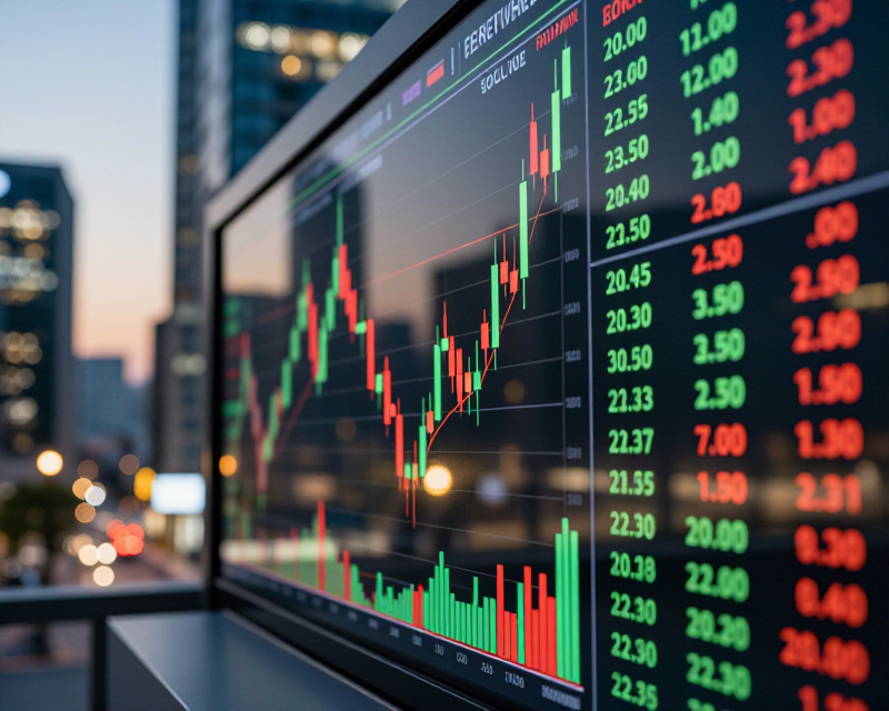 Stock Market Digital Display