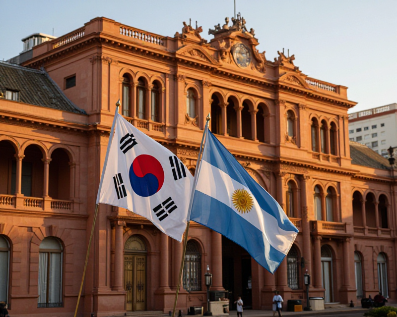 Diplomatic Meeting Atmosphere in Buenos Aires