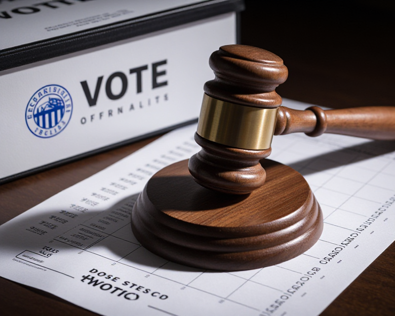Symbolic US Election Tension