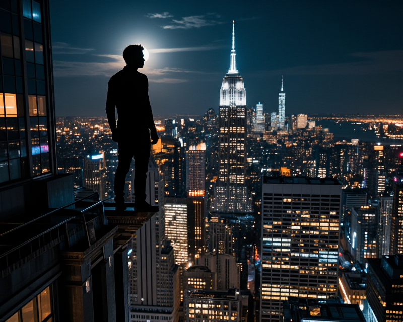 Cinematic Superhero Atmosphere