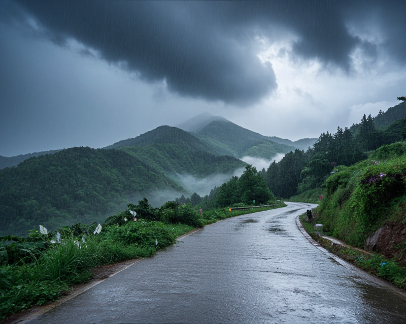Heavy Rain in South Korea