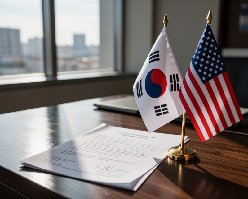 Symbolic Trade Negotiation Scene
