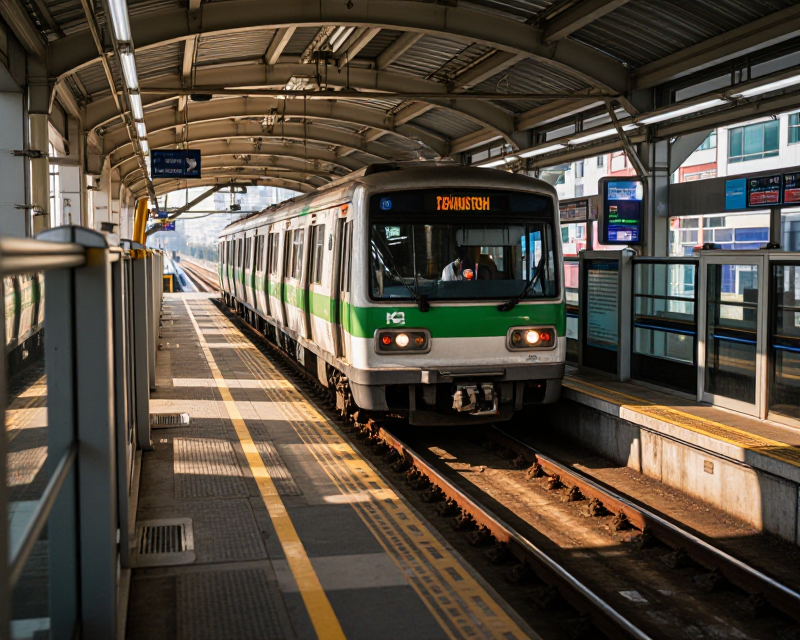 Seoul Subway Station Scene