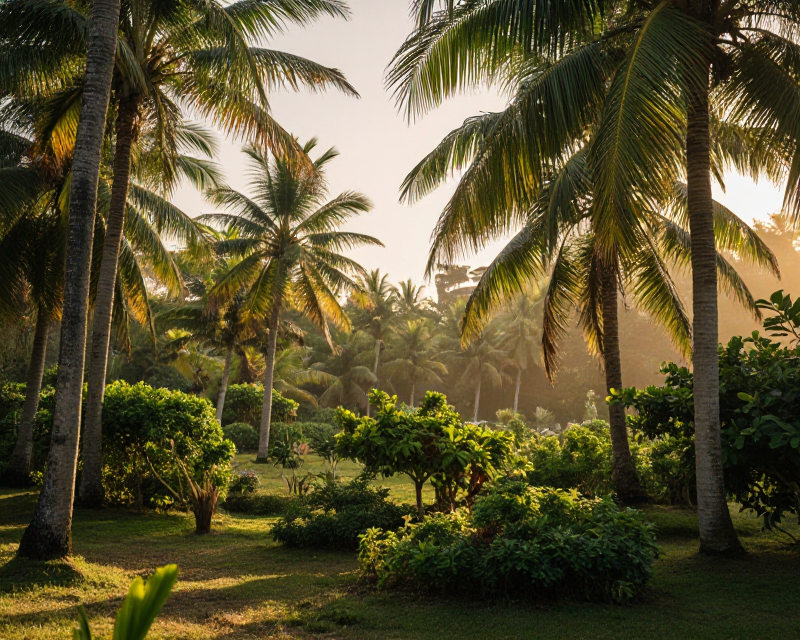 Peaceful Haiti Landscape