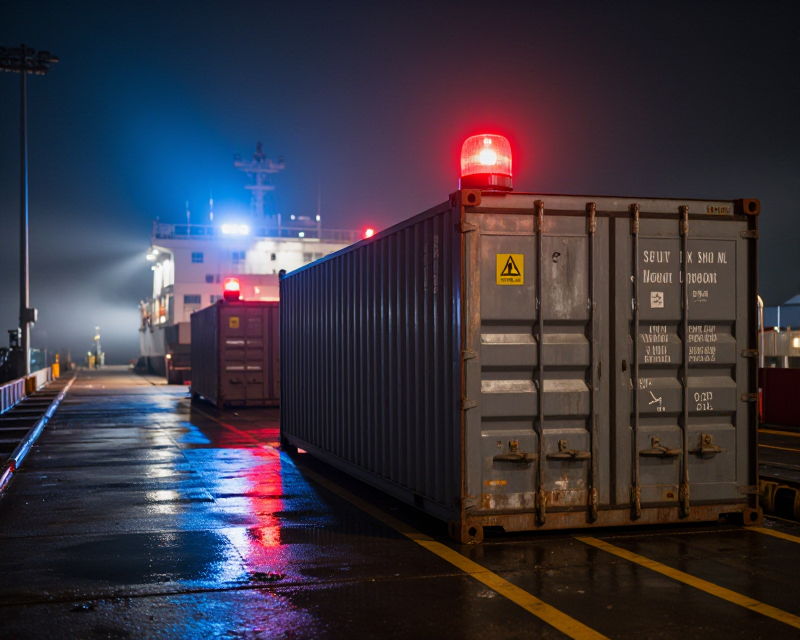Incheon Port Night Scene