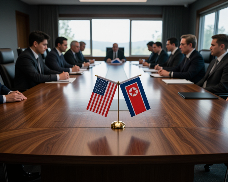 Diplomatic Meeting Atmosphere