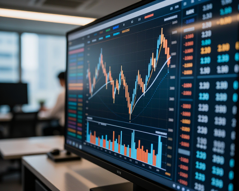 Financial Market Concept