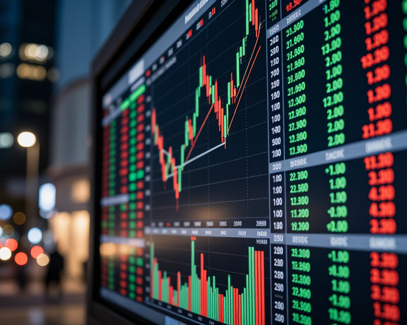Stock Market Digital Display